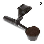 Kaffeemesslöffel mit ergonomischem Griff – aus robustem, lebensmittelechtem Kunststoff, ideal für präzise Kaffeeportionen, Zubehör für die Kaffeebar