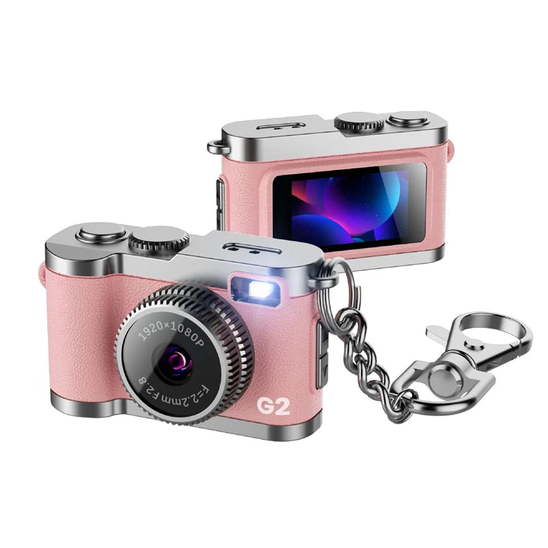 Mini-Daumenkamera, Retro-Digitalkamera, 1080P, Video, tragbar, Reise-Vlog, Anti-Shake-Kamera, unterstützt SD-Karte mit Bildschirm für Kinder