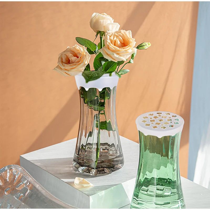 Silikon-Blumengitter für Vasen – Flexibler Blumenstielhalter, Wasserdicht & Wiederverwendbar | DIY