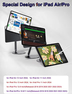 WiWU Tablet-Magnetständer für iPad Air 13 11 2024, rutschfeste Halterung für iPad Pro 13 11 2024, tragbare Unterstützung für iPad Air 6 5 4