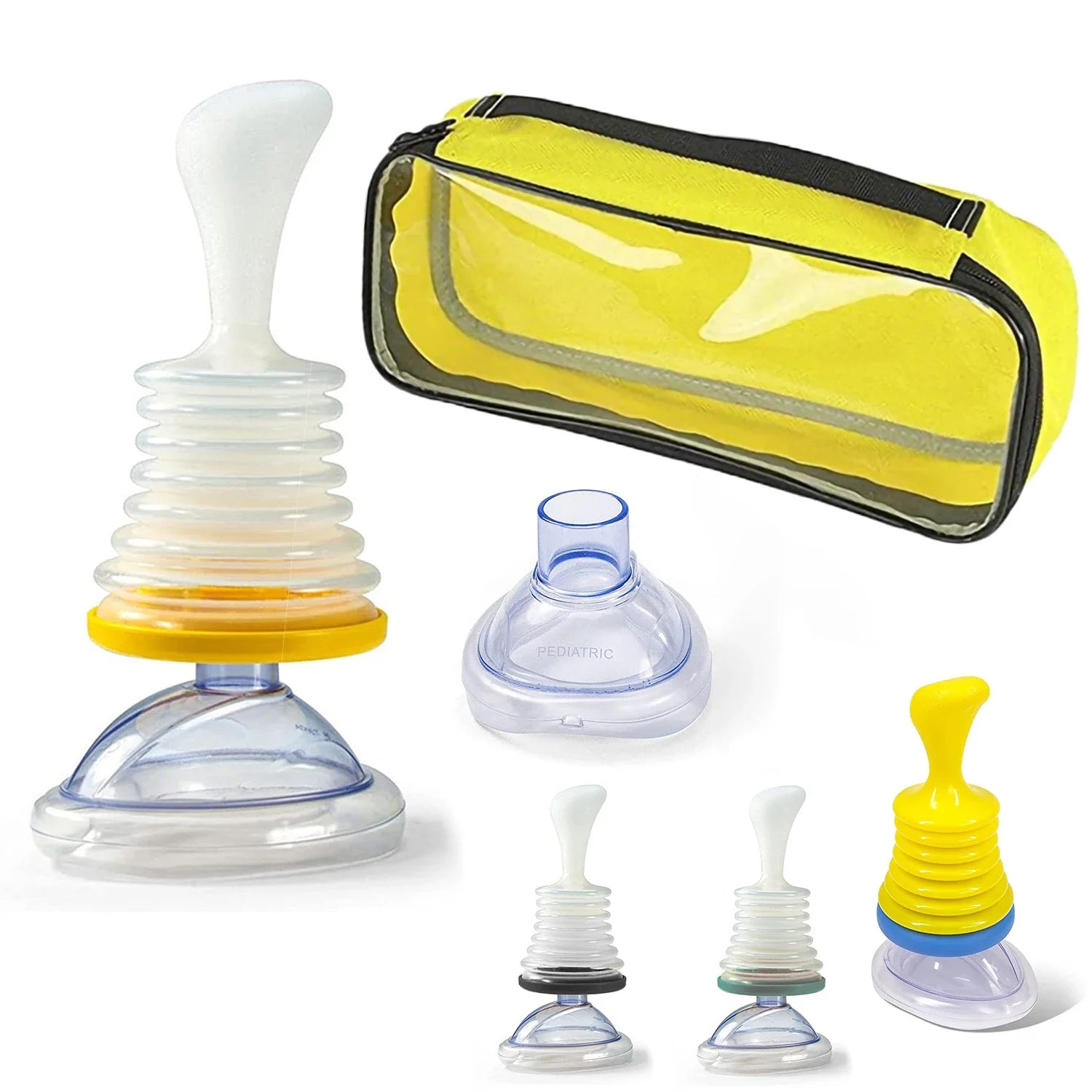 Anti-Erstickungsgerät Erste-Hilfe-Set – 2 Größen, für Erwachsene & Kinder, 3 Farben, mit/ohne Tasche