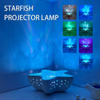 Seestern LED Tisch Lampe Aurora Projektor Lampe Starry Sky Nordlicht Nacht Lampen Schlafzimmer Dekoration Atmosphäre Nacht Licht