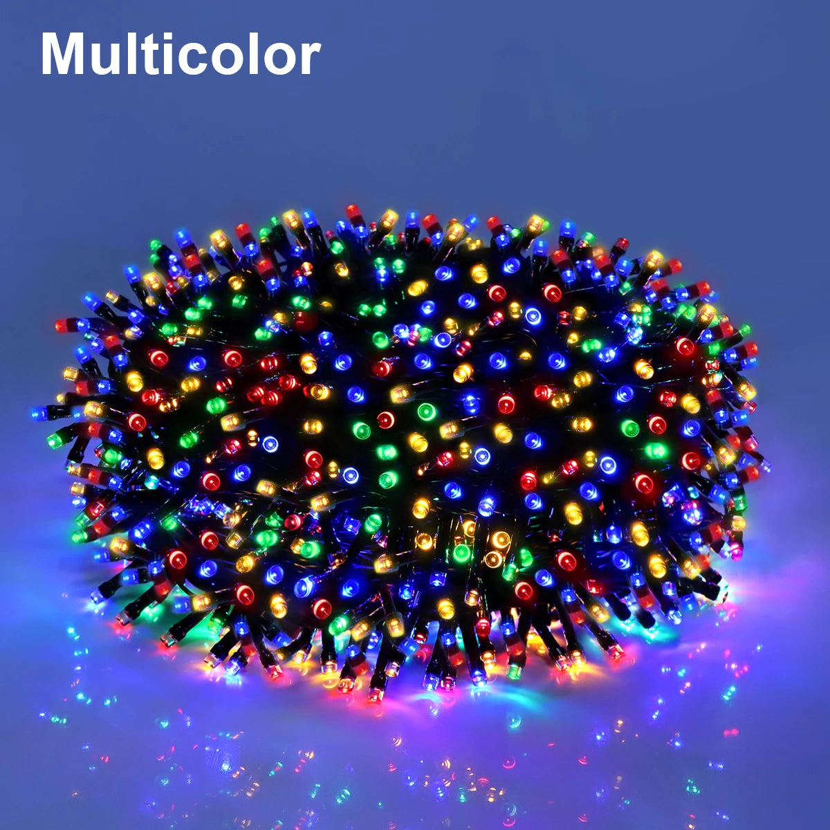 10m 20m 30m 50m Hochzeitsfeiertag Weihnachtsgirlande Dekoration Beleuchtung LED String Lichterketten mit EU-Netz stecker für Wohnkultur