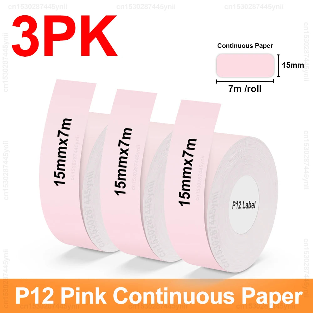 P12 Label Maker Mini tragbarer Thermo-Etikettendrucker ähnlich wie D11 D110 D101 Marklife P12 Etikettenmaschine DIY P12 Etikettenaufkleber