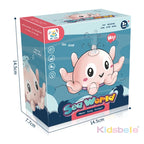Baby Badespielzeug Oktopus – Leuchtend, Musik & Wasserspritzer