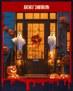 Halloween Party LED Glow, Ghost Home Indoor Outdoor Dekoration, Lieferungen 2024, Spukhaus Bar Hängende Horror Requisiten mit Lichtern