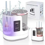 3-in-1 Elektrischer Make-up-Pinselreiniger mit Trockner & Halterung – USB, automatisch