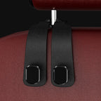 Auto-Kopfstützenhaken für Rücksitz – 20kg Tragkraft, Multifunktional, Universal | Kunststoff | Schwarz, Braun & Grau | 1–4 Stk.