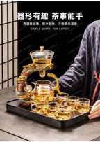 Neues automatisches Teeservice aus Glas, faule Teekanne für den Haushalt, Kung-Fu-Teetasse, Artefakt zum Aufbrühen von Bürotees