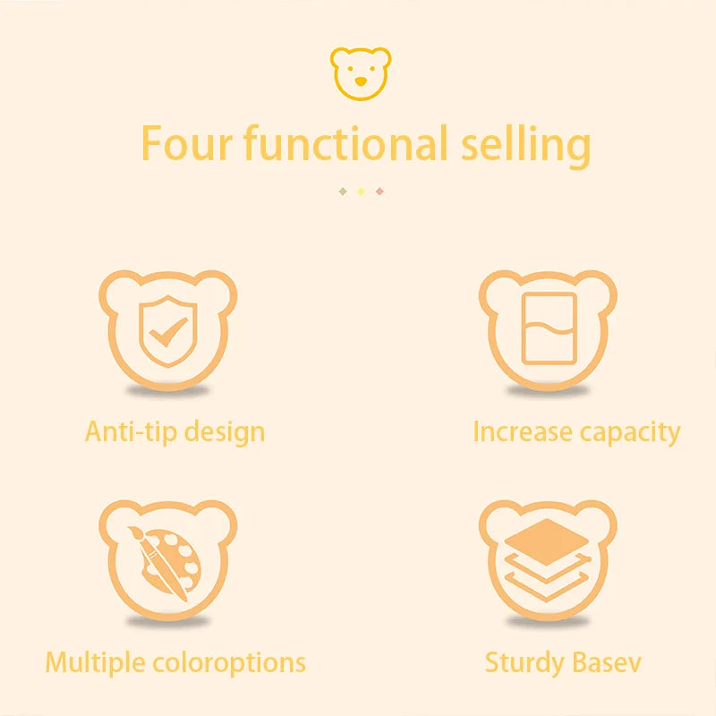 Transparente Puppe Lagerung Box Plüsch Spielzeug Organisation Spielzeug Lagerung Rohr DIY Zipper Bins Kind Weihnachten Geschenk kinder Spielzeug Organizer