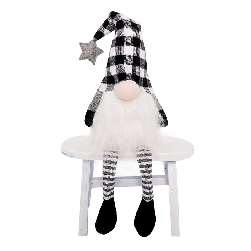 20/30 cm LED Gesichtslose Puppe Elf Zwerg mit Lichtern Weihnachtsdekoration Zuhause Frohe Weihnachten Navidad Kinder Neujahr Geschenk 2025