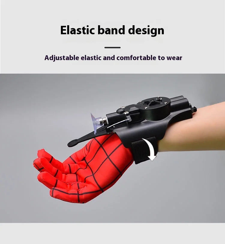 Auf Lager Spinnennetz Shooters Handgelenk Launcher Shooters Cosplay Requisiten Schießen Gerät Spielzeug Spinne Seide Launche Spielzeug