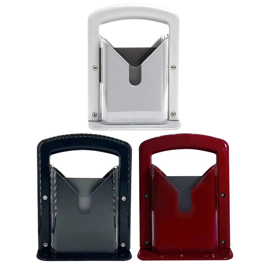 Bagel Guillotine Slicer mit Sicherheitsgriff Brotschneidemaschine Edelstahl Multifunktionale Backen Gebäck Utensilien