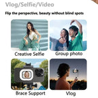 Luxuglow Mini Selfie-Monitor – Kabellos, Magnetisch, 2" HD, WiFi, Bluetooth, 4 Farben