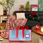 Weihnachts-Aufbewahrungsbox mit Reißverschlüssen, Organizer für Weihnachtsdekorationen, Aufbewahrungsbox für Weihnachtsdekoration, hält 128, Weihnachtsornamente