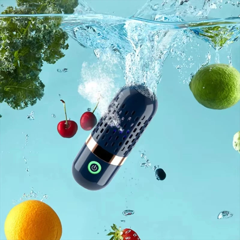 Machine de nettoyage de fruits et légumes, purificateur d'aliments 3000 mAh, appareil de nettoyage de fruits étanche pour fruits, légumes pour viande et fruits de mer