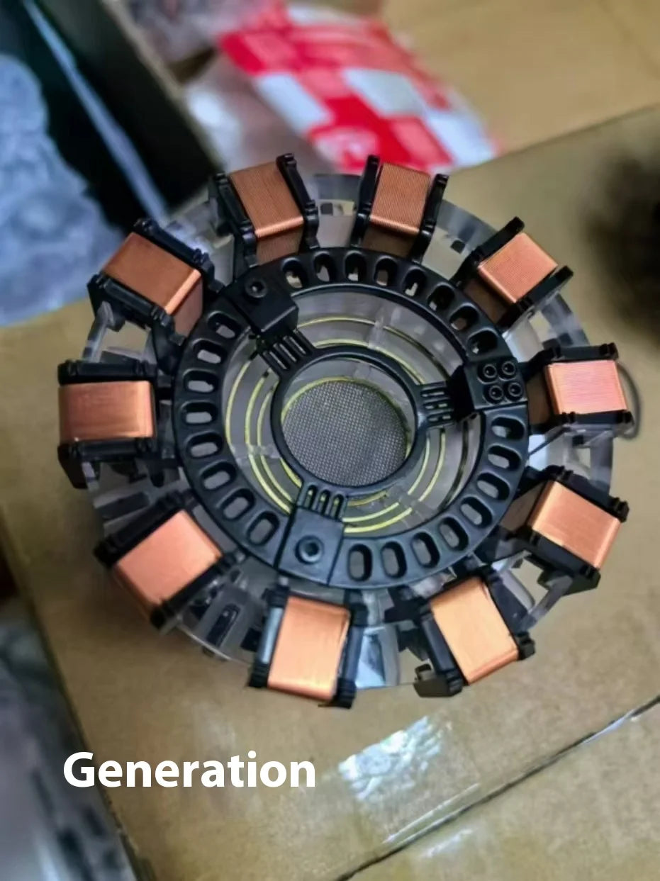 Kreatives Geschenk Black Tech Steel Floating Reactor Desktop-Dekoration Ornamente Neuheit Mk1 Actionfiguren zum Sammeln Spielzeug