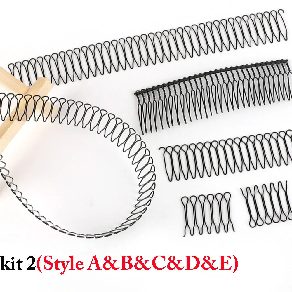 Haar-Finishing-Clip U-förmig – Ganztags-Halt, Unsichtbar, Biegsam | Legierung | 5 Stile & 2 Sets