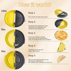 3-in-1 Tortilla Sealer, Tacos Tortilla Crimper Maker, einstellbare Größe, für 6"-10" Kruste, machen versiegelte Quesadillas, Tacos, Burritos