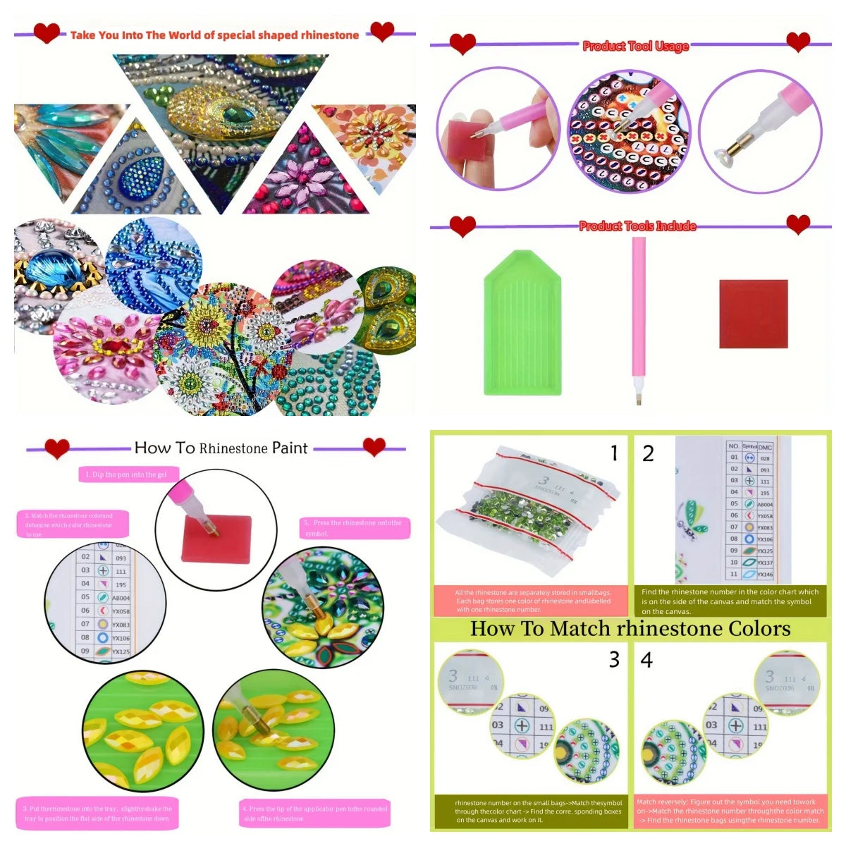 8-teiliges DIY-Diamant-Malerei-Kunstset mit Weihnachtsmotiv, Handwerkskunst, rutschfeste Untersetzer aus Holz ohne Klammern