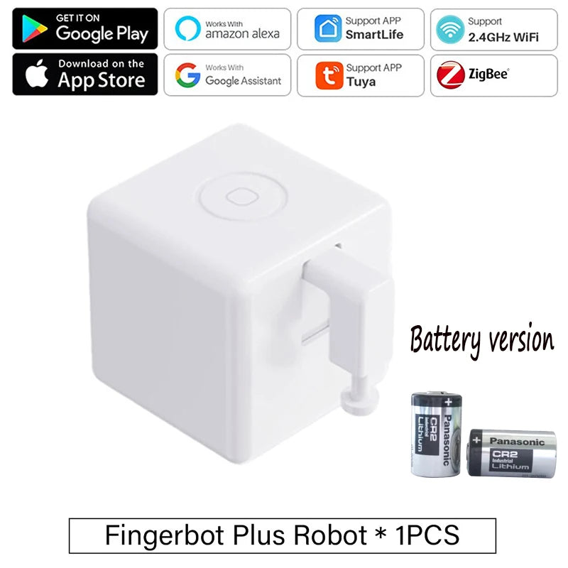 Timethinker Fingerbot Plus – Smart Button Pusher, Tuya Zigbee/Bluetooth, Alexa & Google Home
