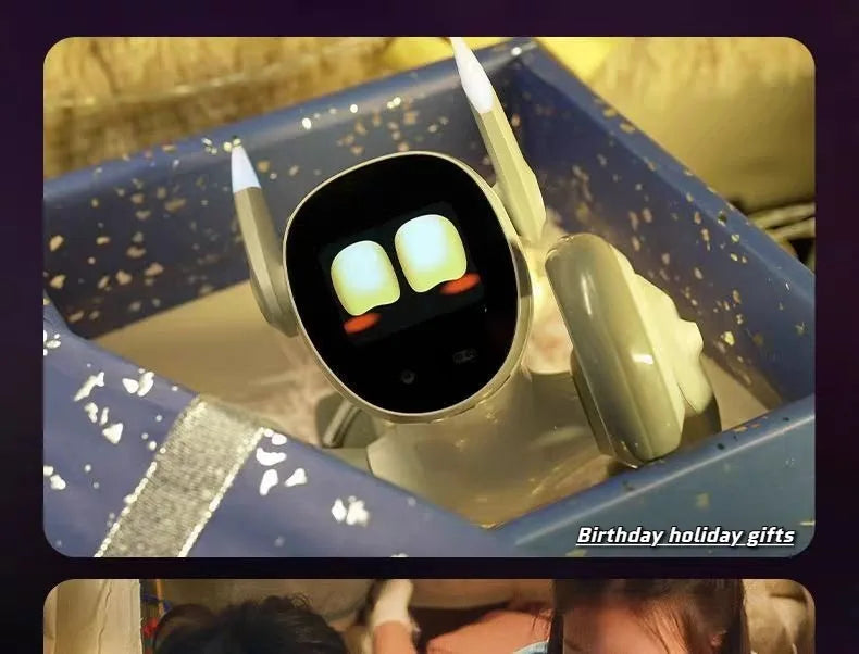 Loona Smart Pet Robot Niedlicher AI-Roboter, emotionale Roboter, interaktive Sprachsteuerung, Gestensensoren, Heimüberwachung, mehrsprachige Unterstützung K