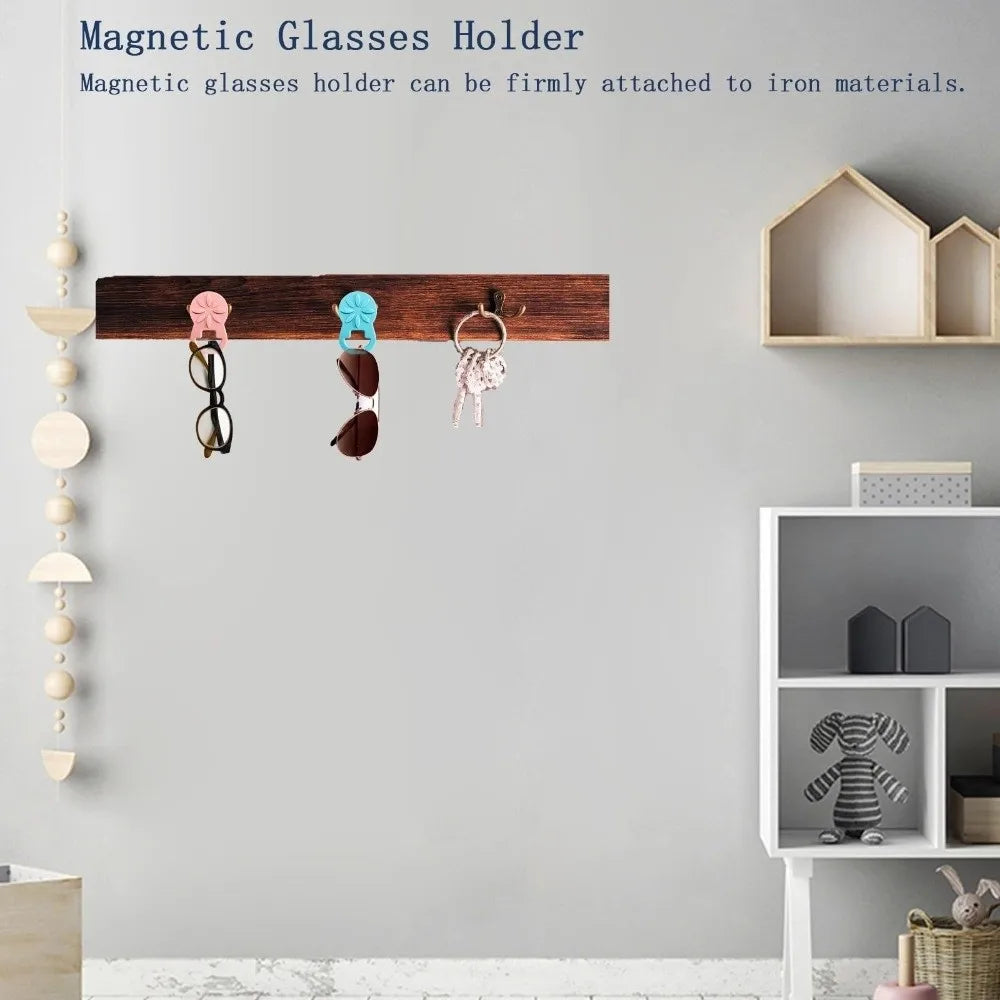 Magnetischer Brillenhalter für Kleidung – Silikon-Clip für sicheren Halt