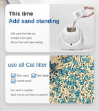 CATLINK Selbstreinigende Katzentoilette, automatische Toilette für Katzen, großer geschlossener Sandkasten, Katzenhaustier, intelligente Artikel, Arenero Gato Cerrado Katzentoilette