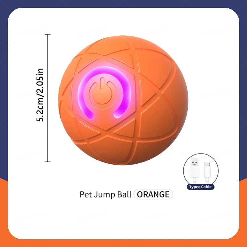Intelligenter Hundespielzeugball, elektronisch, interaktiv, Haustierspielzeug, beweglicher Ball, USB, automatisch bewegend, springend, für Welpen, Weihnachtsgeschenk, Katzenprodukt