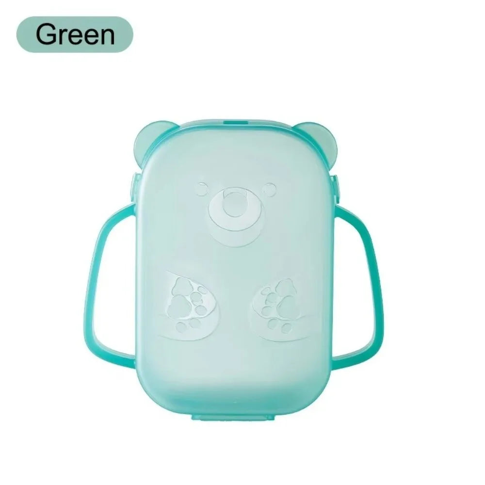Quetschbeutel-Halter in Bärenform – Auslaufsicherer Snackhalter für Babys und Kleinkinder