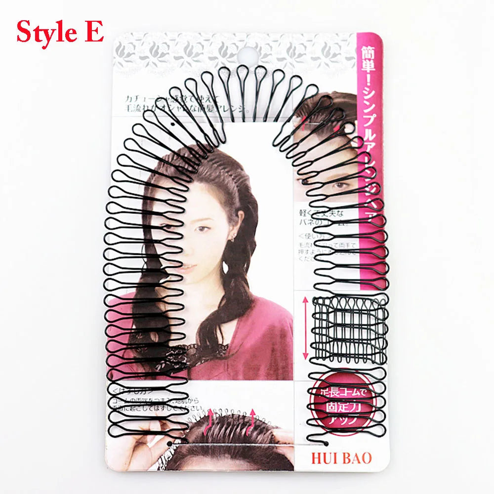 Haar-Finishing-Clip U-förmig – Ganztags-Halt, Unsichtbar, Biegsam | Legierung | 5 Stile & 2 Sets