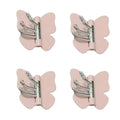 Schmetterlings-Wandhaken 4er-Set – Drehbar, Selbstklebend, Dekorativ | Rosa, Lila, Weiß, Gelb & Bunt