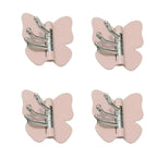 Schmetterlings-Wandhaken 4er-Set – Drehbar, Selbstklebend, Dekorativ | Rosa, Lila, Weiß, Gelb & Bunt