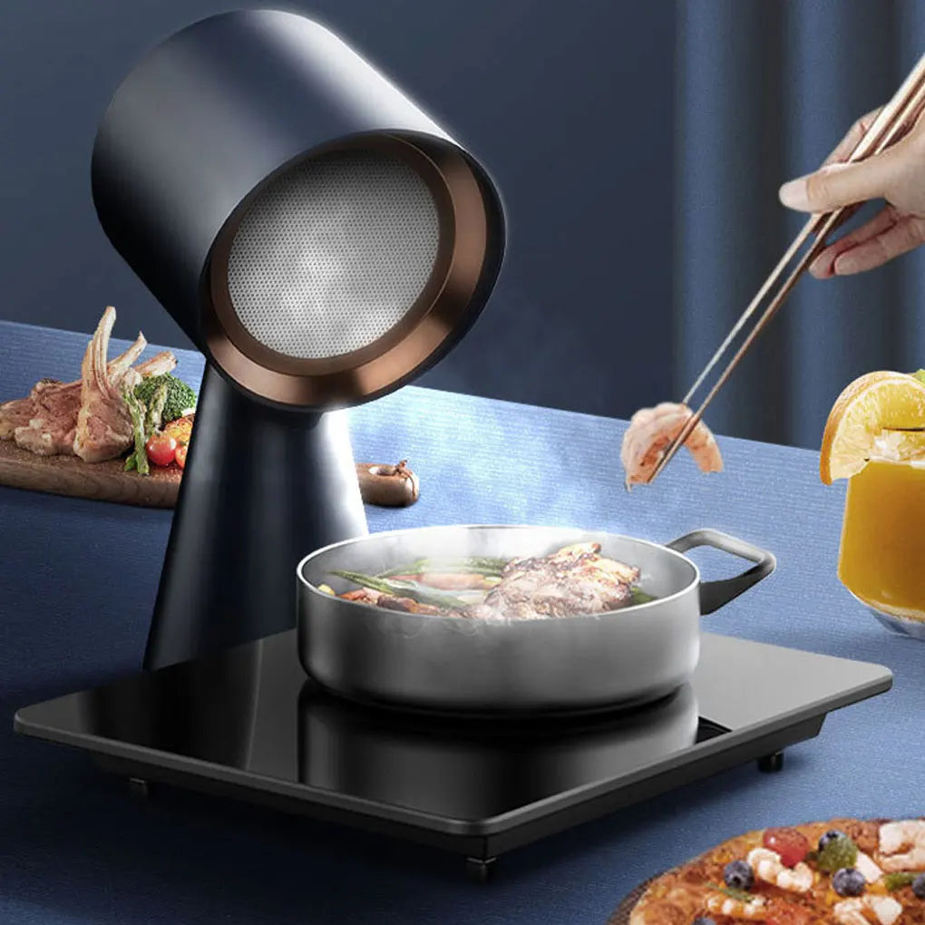 Tragbare Dunstabzugshaube mit Kohlefilter – Elektrisch für Küche & BBQ | Modell AH001