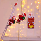 Elektrische Santa Claus Weihnachten Dekoration Klettern Leitern Klettern Perlen Klettern Kamin Weihnachten Geschenk Dekoration Hause Ornament