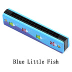 Kinder Holz Mundharmonika Musikinstrument Spielzeug Musik Lehrmittel Puzzle Frühe Bildung Kindergarten Anfänger TMZ