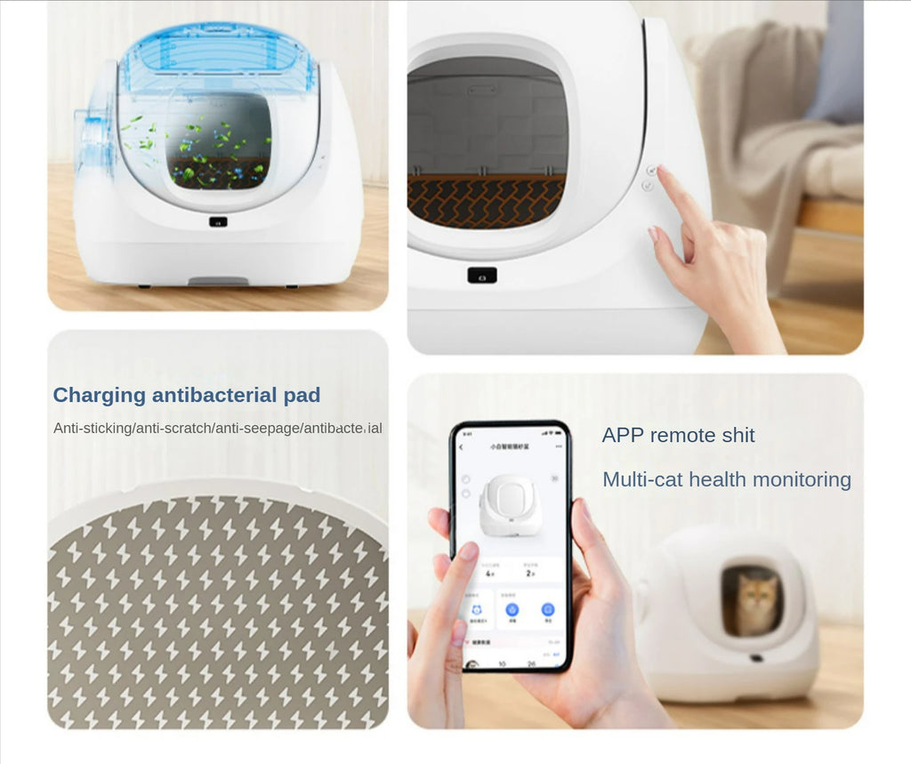 CATLINK Selbstreinigende Katzentoilette, automatische Toilette für Katzen, großer geschlossener Sandkasten, Katzenhaustier, intelligente Artikel, Arenero Gato Cerrado Katzentoilette