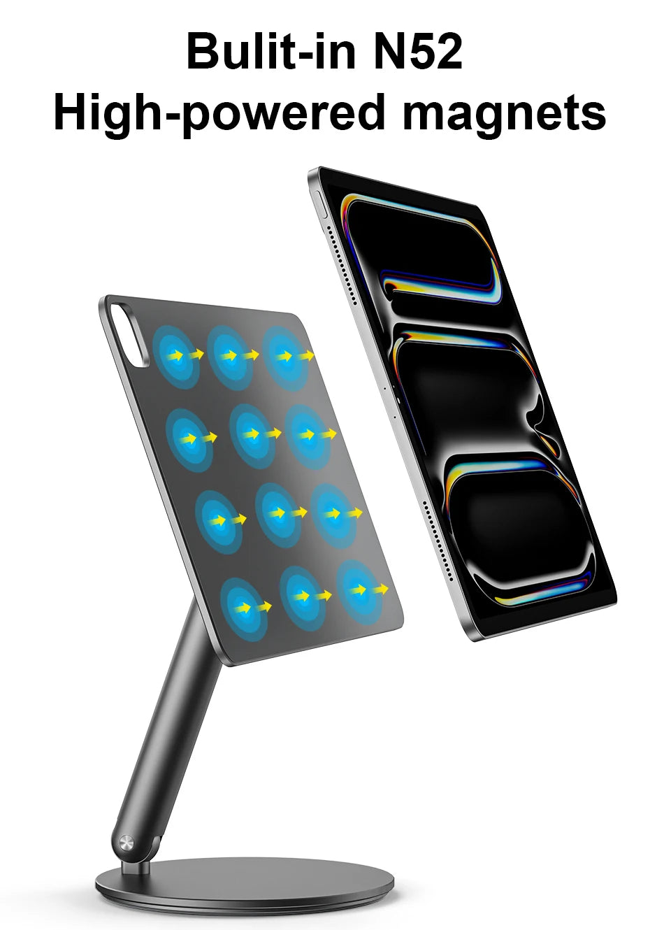 WiWU Tablet-Magnetständer für iPad Air 13 11 2024, rutschfeste Halterung für iPad Pro 13 11 2024, tragbare Unterstützung für iPad Air 6 5 4