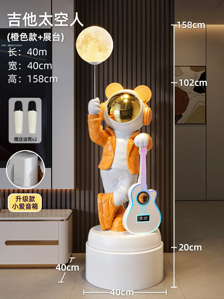 Astronaut Astronaut Bluetooth Audio Stern Licht Wohnzimmer Boden Ornament TV Schrank Boden Home Dekoration