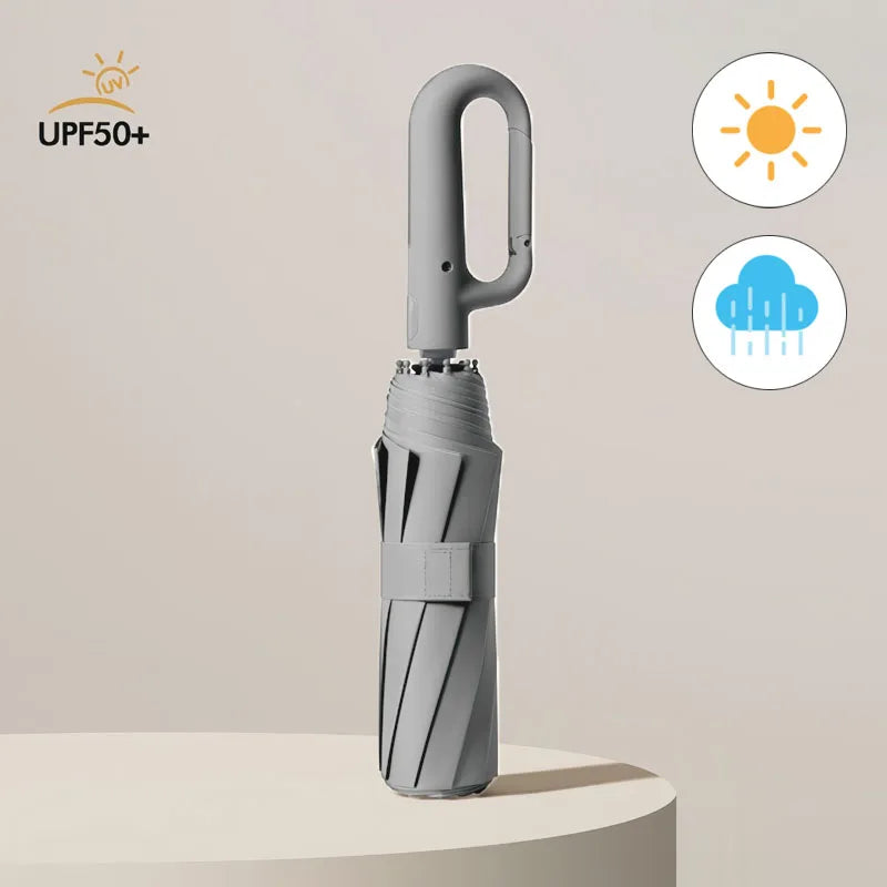 Vollautomatischer Faltbarer Regenschirm – 10 Speichen, UV-Schutz, Windfest, Ø106cm | Damen & Herren | 5 Farben