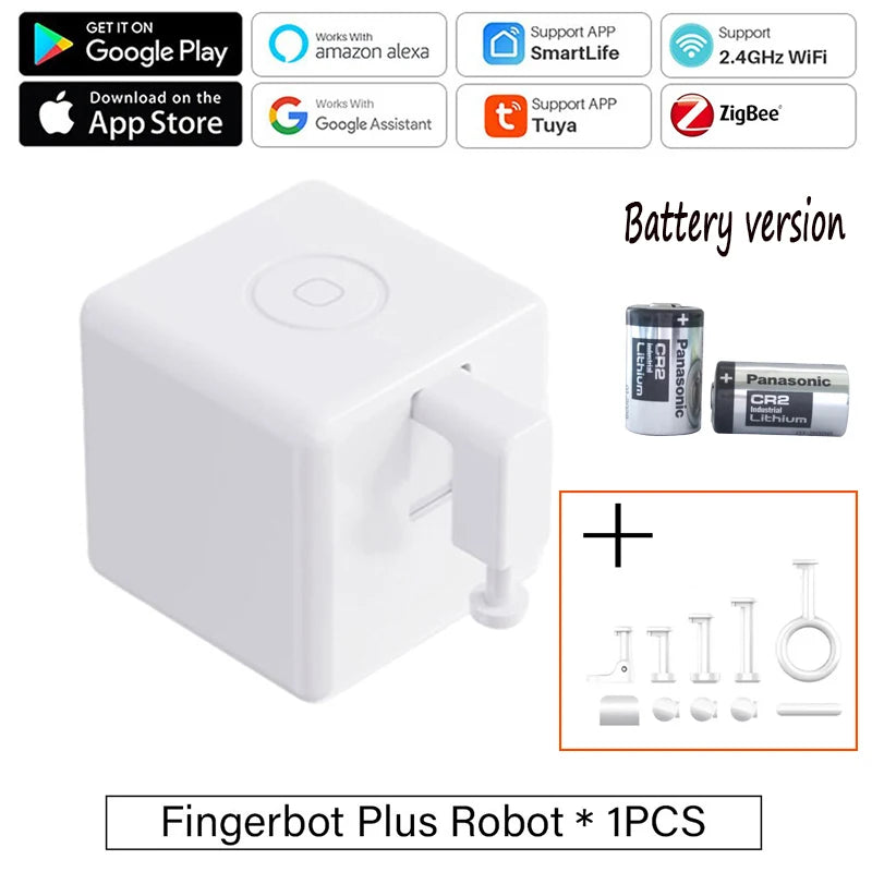 Timethinker Fingerbot Plus – Smart Button Pusher, Tuya Zigbee/Bluetooth, Alexa & Google Home