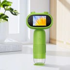 1000x Kinder mikroskop elektronische Lupe Kamera 200 Megapixel pädagogische Wissenschaft Spielzeug mit 8 LED-Licht Foto Video-Funktion