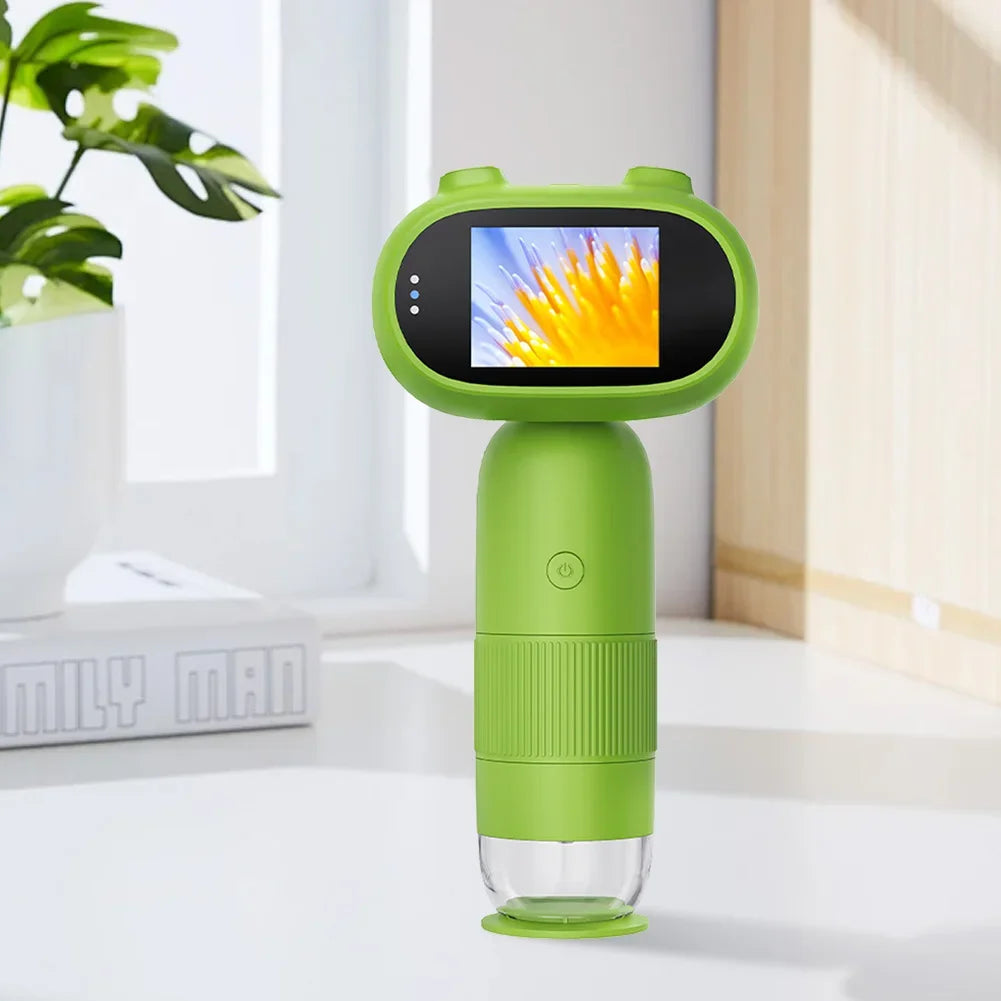 1000x Kinder mikroskop elektronische Lupe Kamera 200 Megapixel pädagogische Wissenschaft Spielzeug mit 8 LED-Licht Foto Video-Funktion