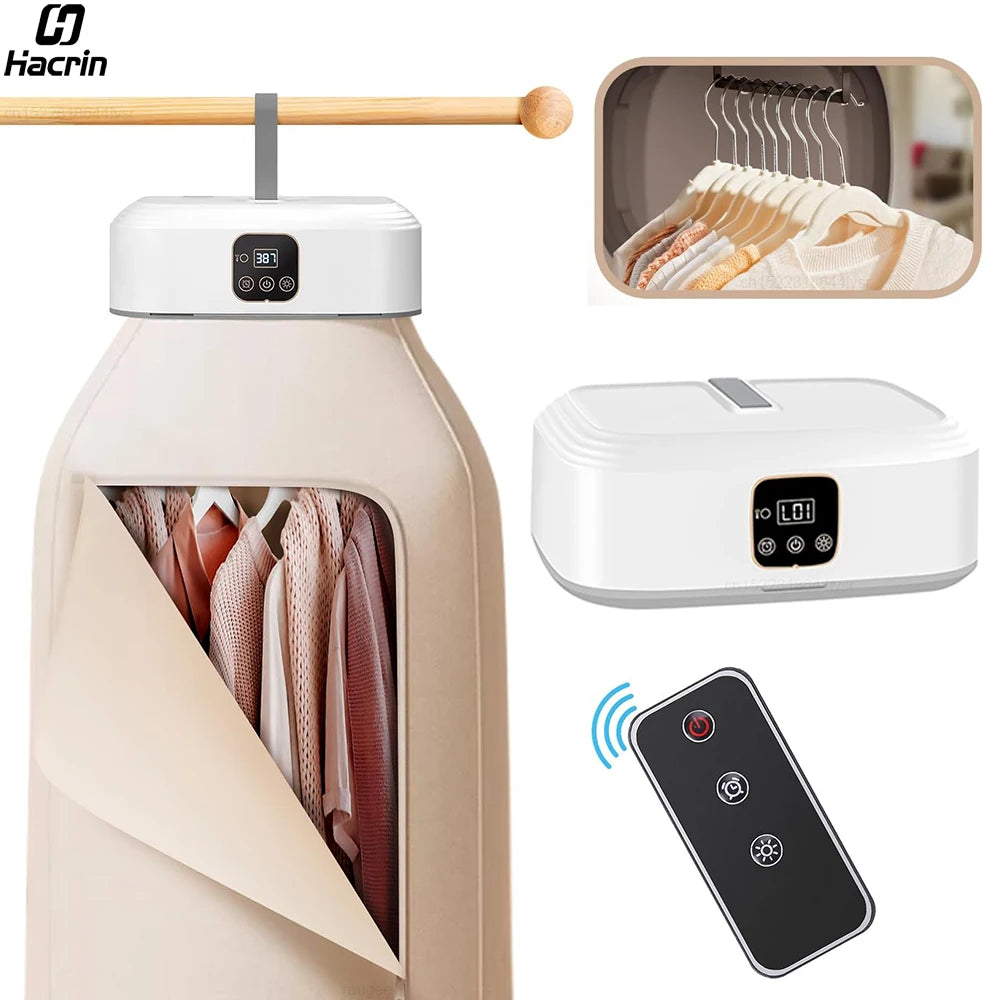 Tragbarer Wäschetrockner, zusammenklappbarer elektrischer Wäschetrockner, faltbarer Wäschetrockner, UV-Sterilisation, elektrischer tragbarer Wäschetrockner