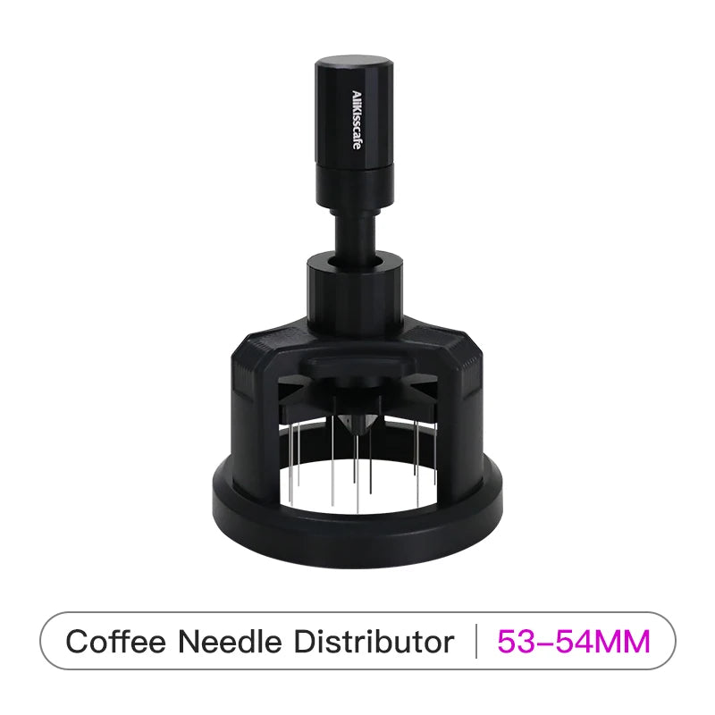 WDT Espresso Nadelverteiler Magnetisch – Rotierendes Kaffeepulver-Verteilwerkzeug | 51, 54 & 58mm