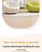 Einzelsitz-Kürbis-Lazy-Sofa kann zurücklehnen werden. Designer Rochburg-Fußballsofa für Balkon, Schlafzimmer, bequeme Lounge-Couch