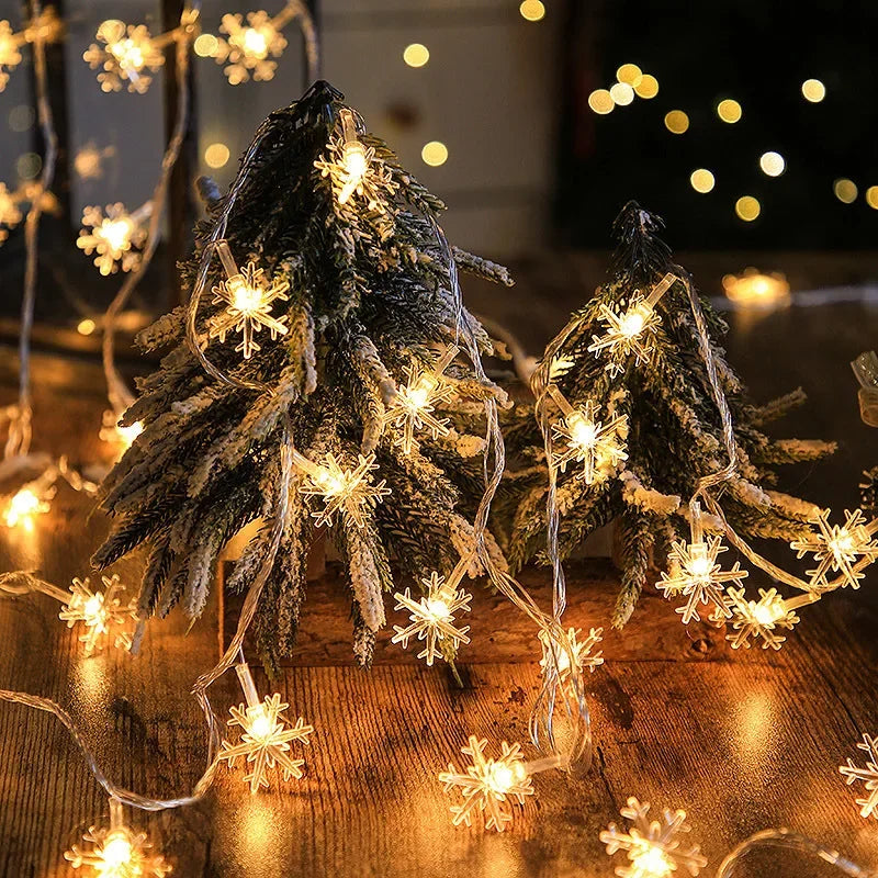 Weihnachtsdekoration Lichterkette 10LED bis 80LED für Garten Hochzeit Halloween Party Girlande Beleuchtungszubehör