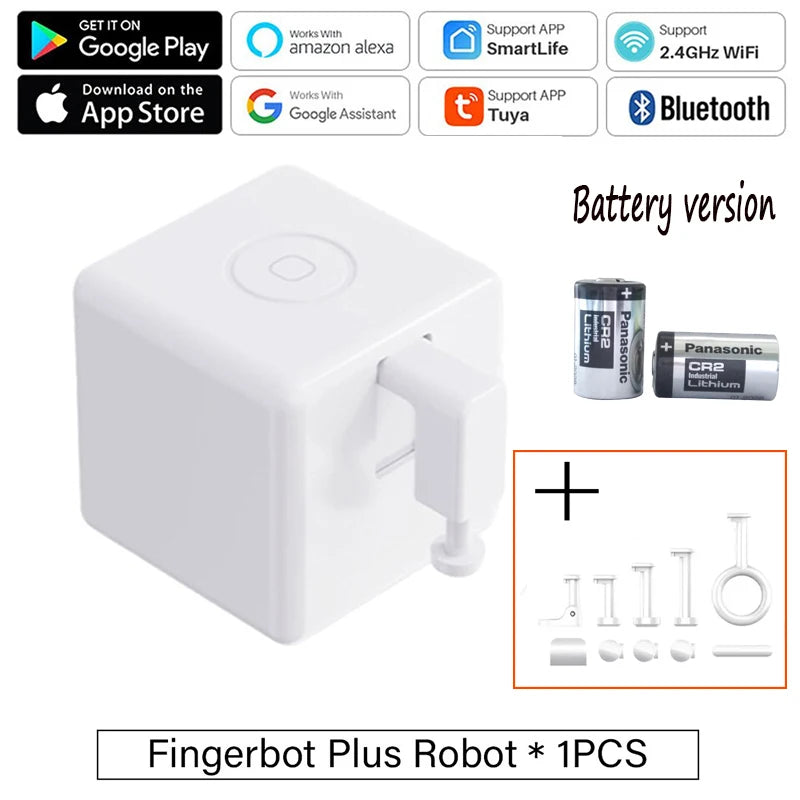 Timethinker Fingerbot Plus – Smart Button Pusher, Tuya Zigbee/Bluetooth, Alexa & Google Home