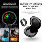 Neue R11 Smart Ring Männer Frauen LED Display Bildschirm Herzfrequenz Blut Sauerstoff Überwachung Wasserdichte Multi Sport Modi Smartrings 2025