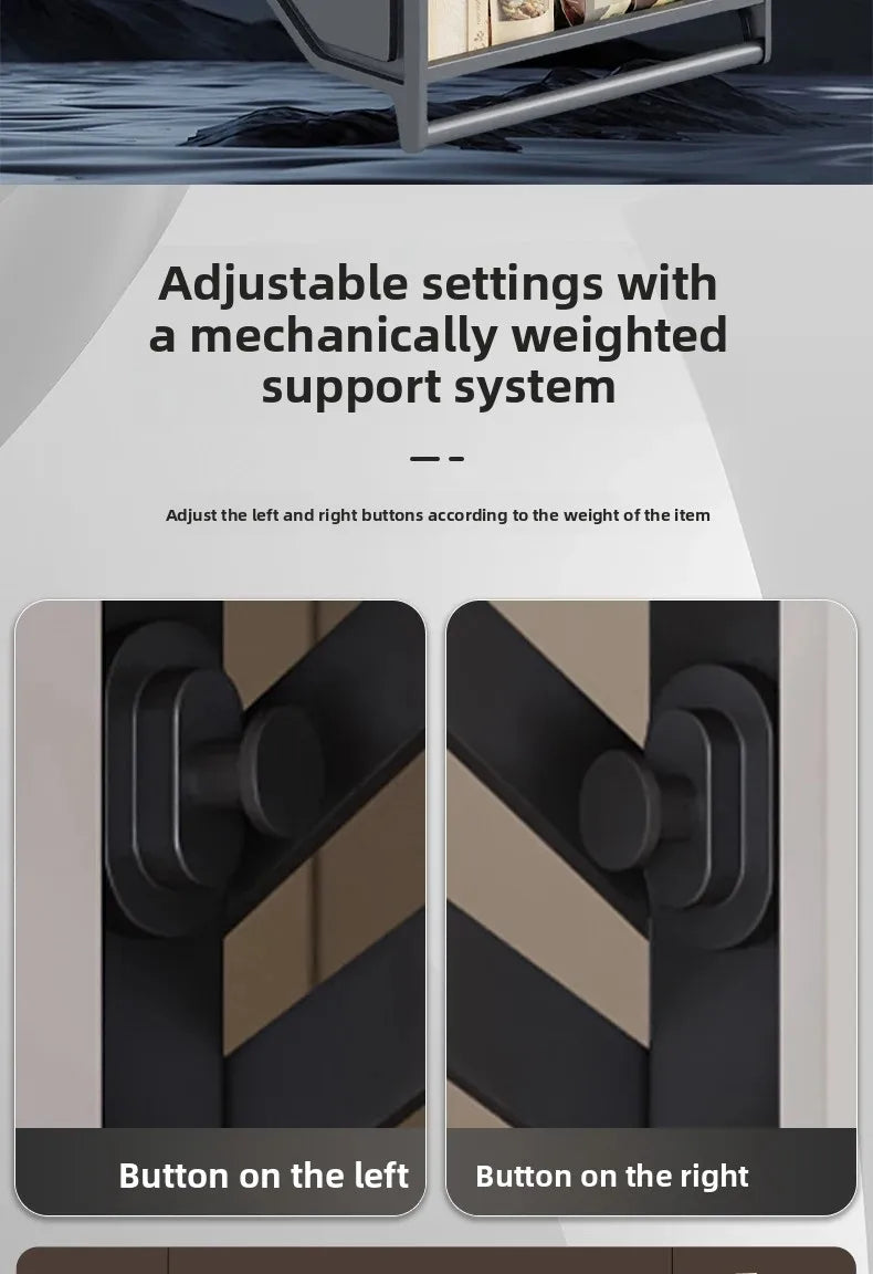 Hängeschrank, Hebekorb, Küchenschrank, Hochschrank, Kühlschrank, Ofen, Snacks Gewürzkorb, Vertiefung Lagerregal